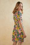 Oasis Bright Floral Tie Sleeve Tea Dress thumbnail 3