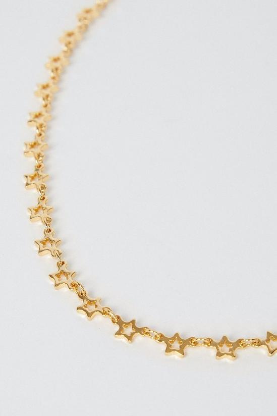 Oasis Gold Plated Star Necklace 2