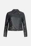 Oasis Real Leather Biker Jacket thumbnail 4