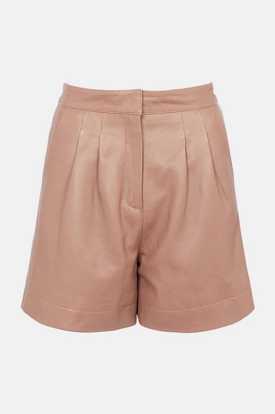 Oasis Tailored Leather Short 5