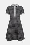 Oasis Geo Textured Print Flippy Tailored Dress thumbnail 5