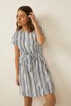 Oasis Belted Striped Dress thumbnail 2