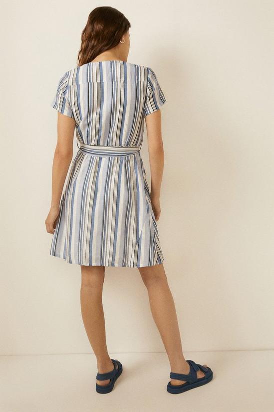 Oasis Belted Striped Dress 3