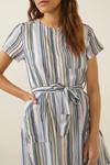 Oasis Belted Striped Dress thumbnail 4