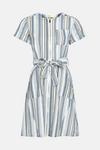 Oasis Belted Striped Dress thumbnail 5