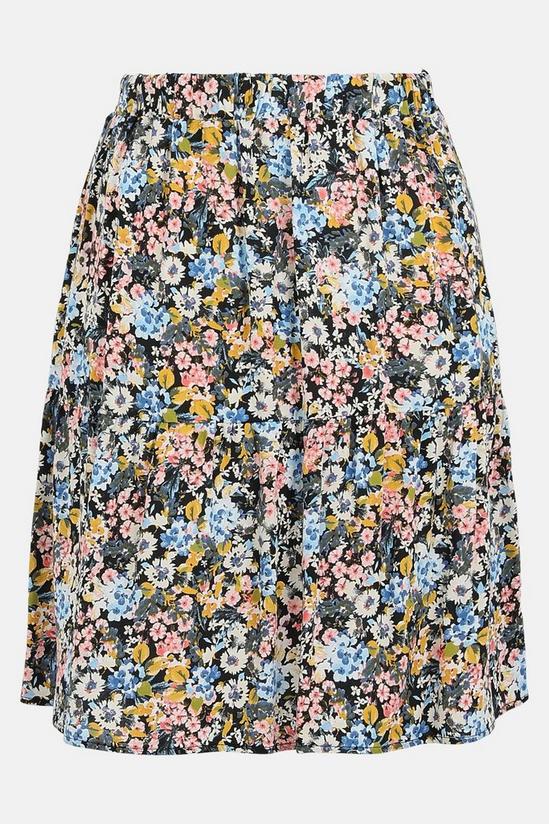 Oasis Daisy Ditsy Printed Flippy Skirt 5