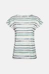 Oasis Polyester Stripe T-shirt thumbnail 5