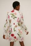 Oasis RHS Floral Print Pintuck Yoke Mini Dress thumbnail 3