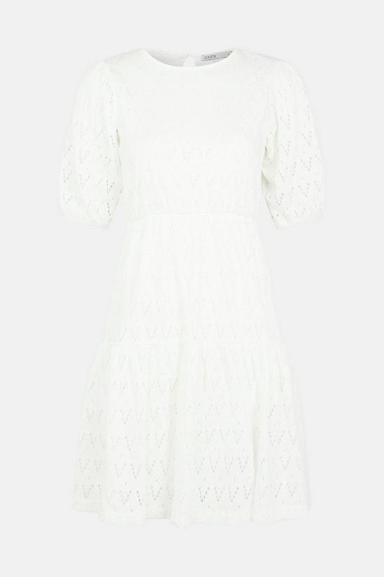 Oasis Broderie Tiered Mini Dress 5