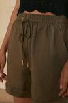 Oasis Tie Waist Linen Shorts thumbnail 4