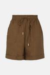 Oasis Tie Waist Linen Shorts thumbnail 5