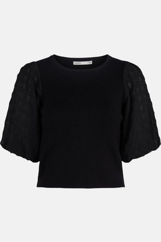 Oasis Puff Sleeve Knit Top 5