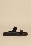 Oasis Double Strap Croc Footbed Slider thumbnail 1