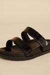 Oasis Double Strap Croc Footbed Slider thumbnail 3