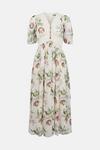 Oasis Soft Floral Printed Dobby Chiffon Midi Dress thumbnail 5