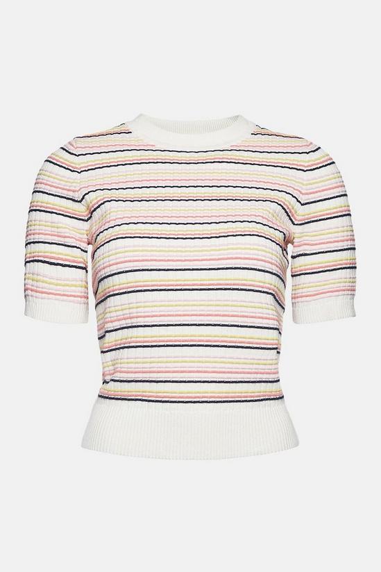 Oasis Stripe Knit T-shirt 5