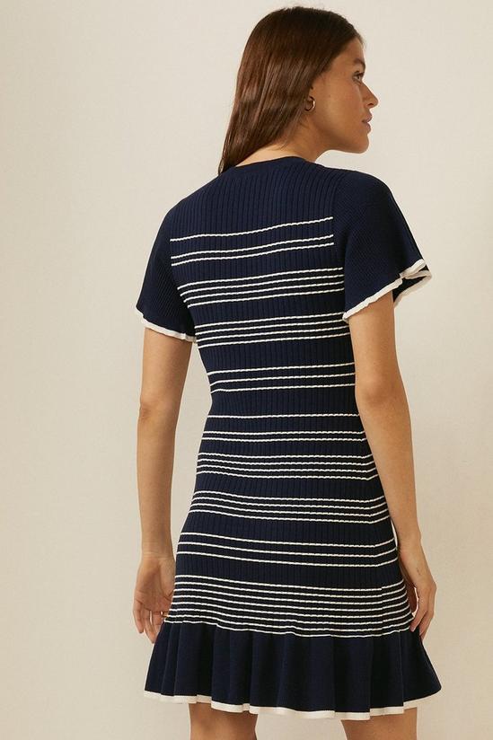 Oasis Stripe Knit Flippy Dress 3