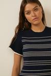 Oasis Stripe Knit Flippy Dress thumbnail 4