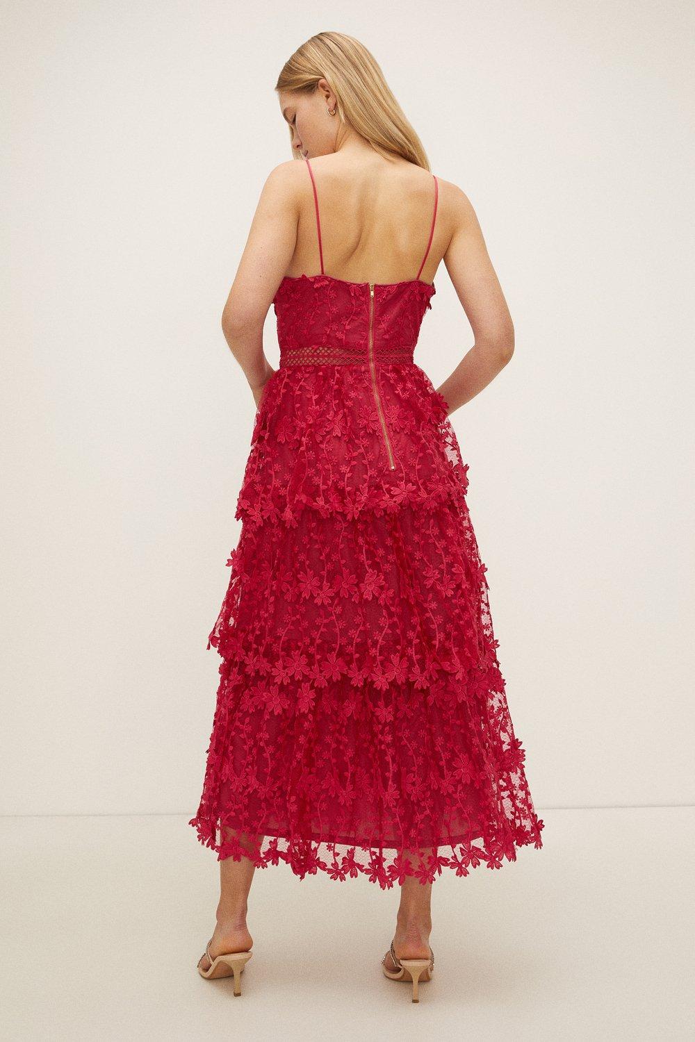 Katie lace hotsell tier dress