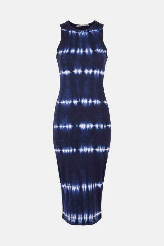 Oasis Tie Dye Rib Racer Midi Dress 5
