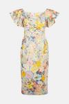 Oasis Tipperleyhill Wrap Detail Bardot Pencil Dress thumbnail 4