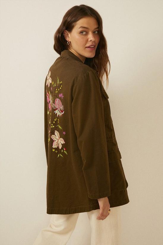 Oasis Back Embroidery Detailed Jacket 1