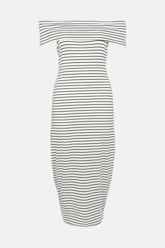 Oasis Stripe Bardot Bodycon Dress 5