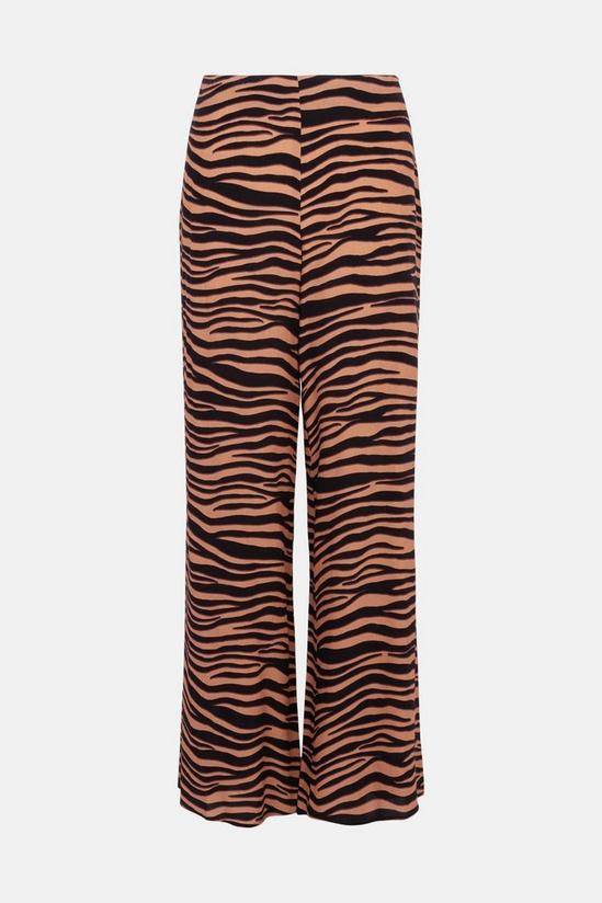 Oasis Zebra Printed Wide Leg Trousers 5