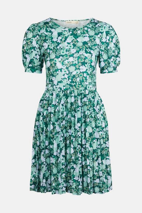 Oasis Floral Pleated Mini Dress 5