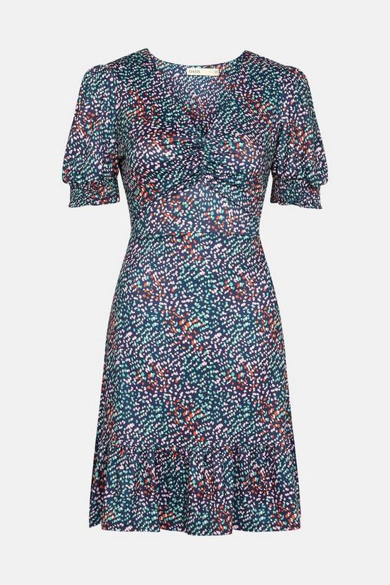 Oasis Tabitha Ruched Shirred Cuff Mini Dress 5