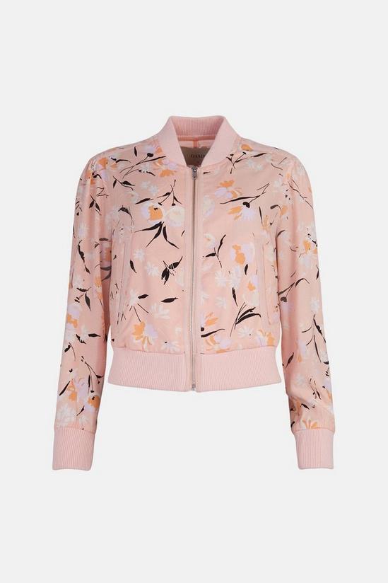 Oasis Printed Cropped Bomber 4