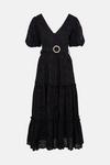Oasis Broderie Belted Midi Dress thumbnail 5
