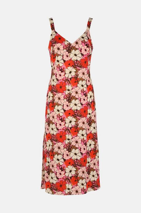 Oasis Floral Print Strappy Midi Dress 5