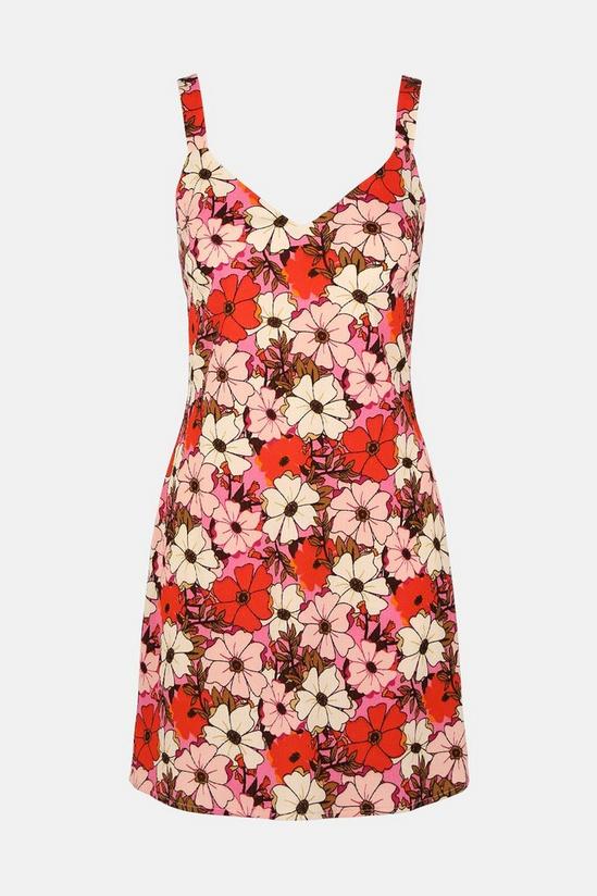 Oasis Floral Print Strappy Mini Dress 5