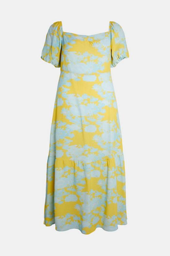 Oasis Shadow Floral Bardot Midi Dress 5