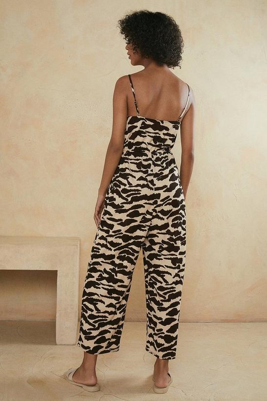 Oasis Tiger Print Strappy Jumpsuit 3