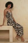 Oasis Tiger Print Strappy Jumpsuit thumbnail 4