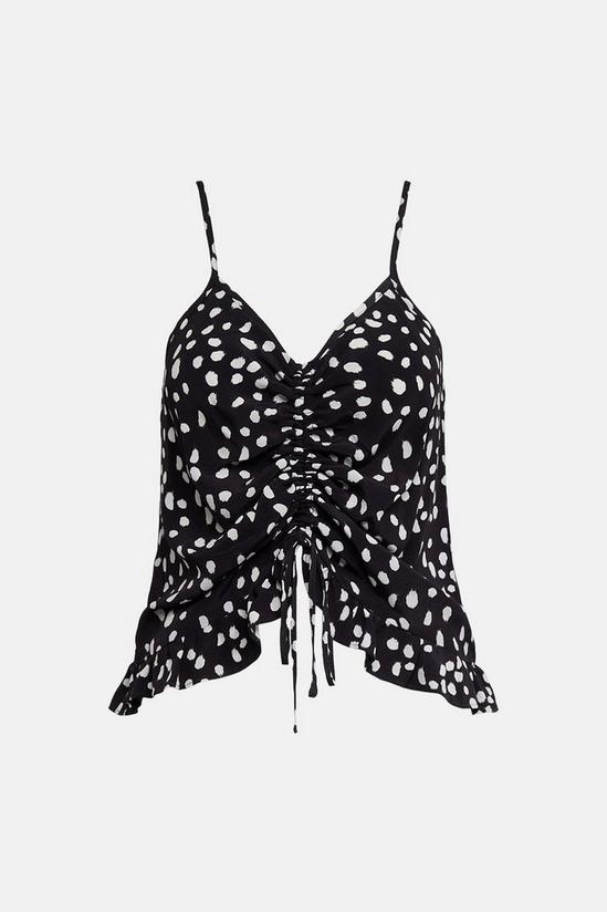 Oasis Polka Dot Ruched Front Cami 4