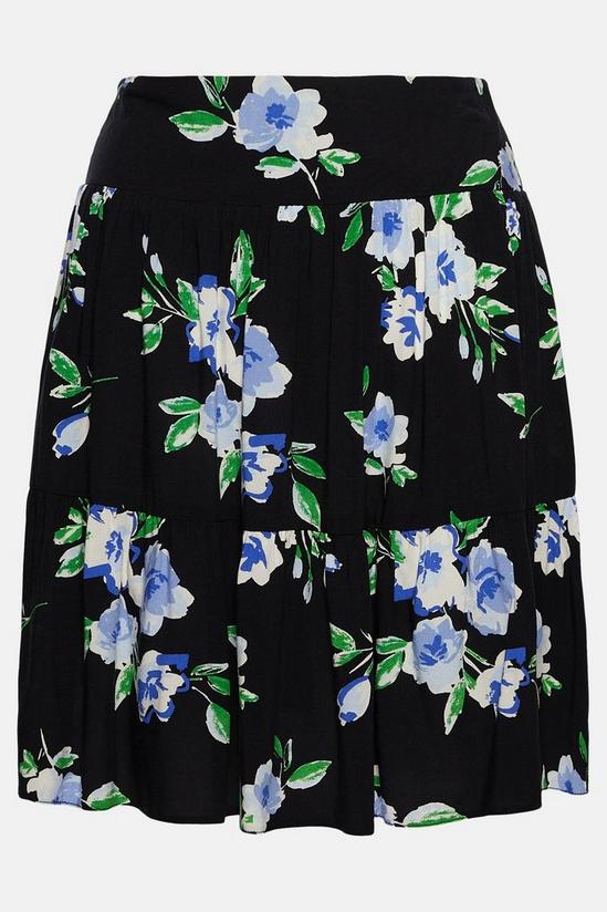 Oasis Floral Printed Flippy Mini Skirt 5