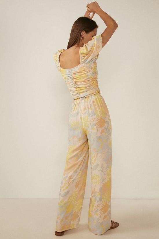 Oasis Pastel Floral Printed Trousers 3