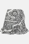 Oasis Mono Scarf Print Ruffle Wrap Mini Skirt thumbnail 5