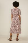 Oasis Floral Textured Tiered Midi Dress thumbnail 3