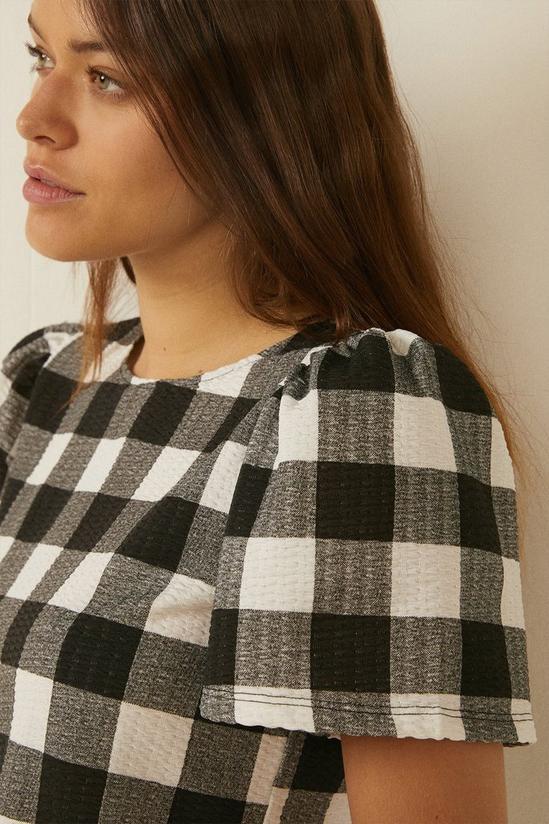 Oasis Large Gingham Textured Top 4