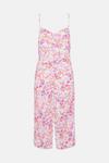 Oasis Blurred Floral Ruched Front Midi Slip Dress thumbnail 4