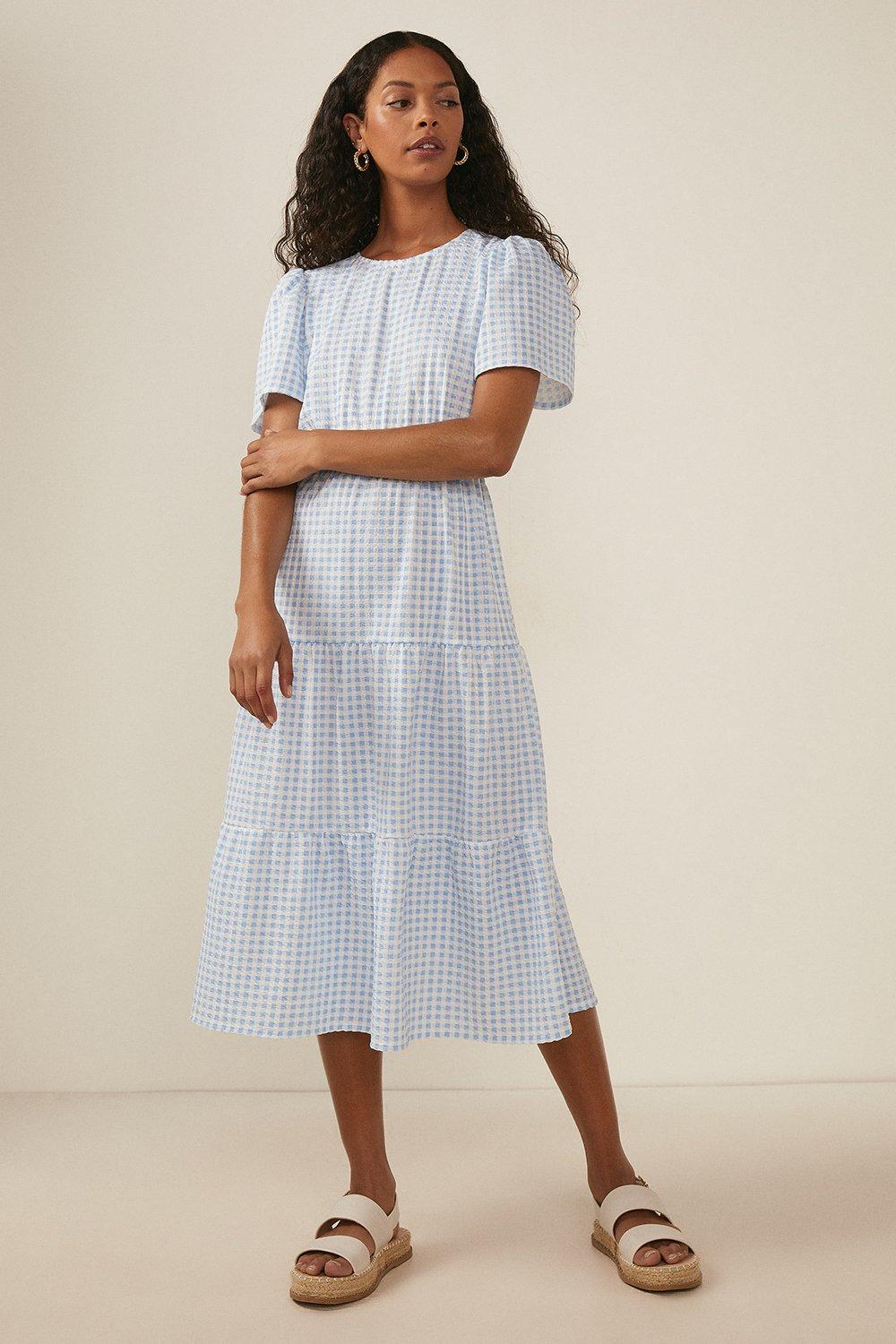 Oasis shop gingham dress