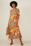 Oasis Floral Bardot Maxi Dress thumbnail 1