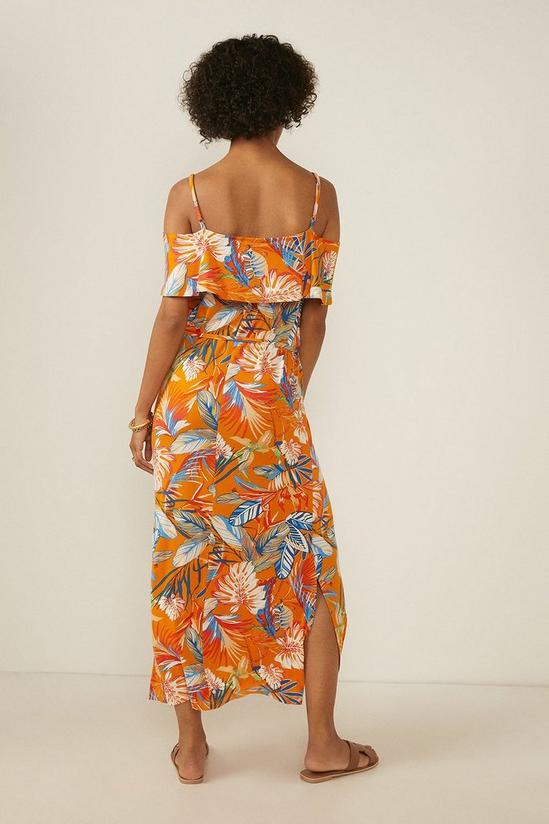 Oasis Floral Bardot Maxi Dress 3