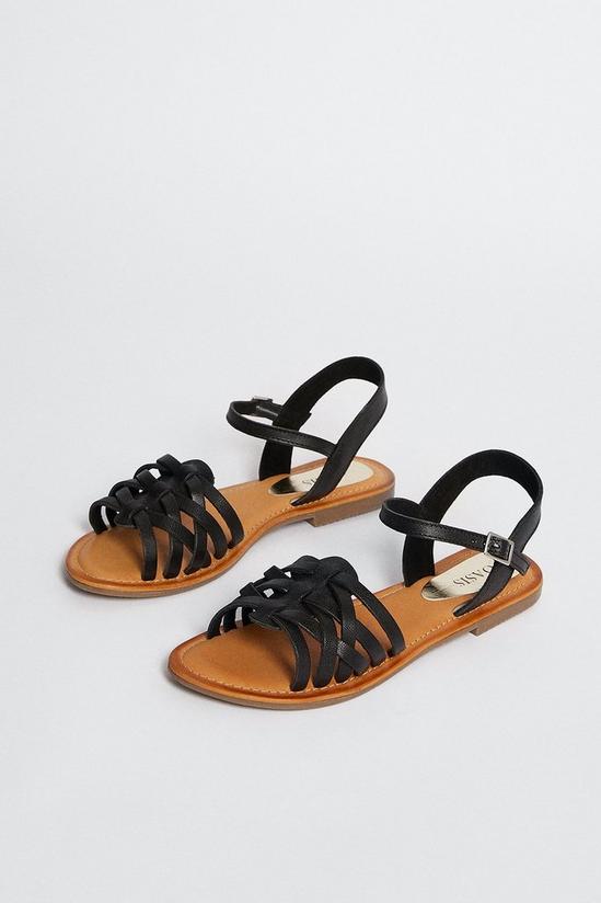 Oasis Leather 2 Part Strappy Sandal 2