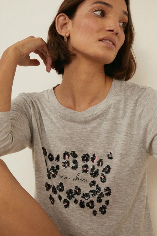 Oasis Mon Cheri Sequin T-shirt 2