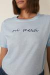 Oasis Oui Merci Oil Wash T-shirt thumbnail 2